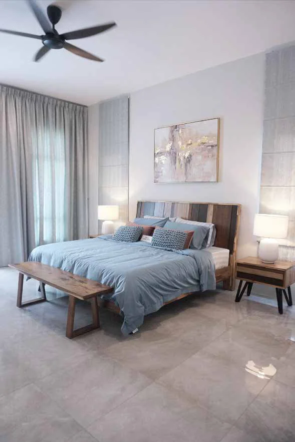 Pulai Heights master bedroom interior